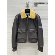 dior Brown Lambskin jacket 2023