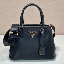 Prada Re-Nylon large shoulder bag 1BA173 black 2024