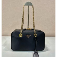 Prada Re-Nylon medium shoulder bag 1BB115A black 2024