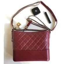 Chanel Gabrielle Medium Hobo Bag A93824 Burgundy 2018