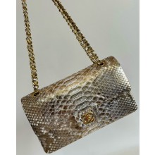 Chanel Python Medium Classic flap bag 1112 10 2024