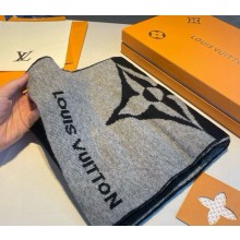 Louis Vuitton kint cashmere scarves black 32*180cm 1214-2024