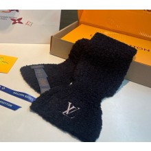 Louis Vuitton M90804 Only LV Mini Comfy Scarf  black 13 x 70 cm 2024