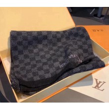 Louis Vuitton kint scarves black 32*180cm 1214-2024