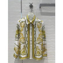 Versace printed silk shirt 02 2024