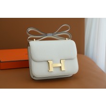 Hermes Constance 18 Bag in MYSORE leather nata with gold hardware(HANDMADE)