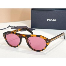 PRADA sunglasses with the iconic metal plaque SPRB15 PINK 2025
