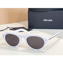 PRADA sunglasses with the iconic metal plaque SPRB15 GRAY 2025