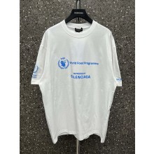 balenciaga Men's Wfp T-shirt Medium Fit in WHITE2023