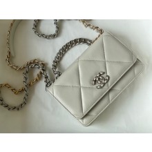 chanel woc bag ap0957 gray with silver hardware