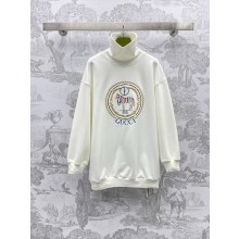 gucci Jersey sweatshirt with embroidery off white 2024