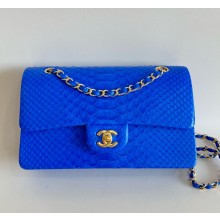 Chanel Python Medium Classic flap bag 1112 19 2024