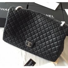 Chanel Original Leather Flap Shoulder Bag Black