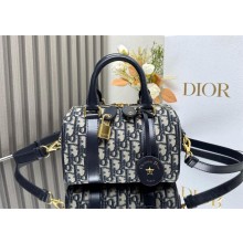 Dior Groove 20 Bag in Blue Dior Oblique Jacquard 2024