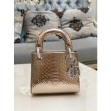Lady Dior Python leather Mini Bag 07 2023