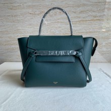 Celine MICRO Belt bag in grained calfskin GREEN 03 2024