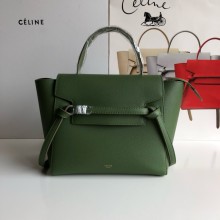 Celine MICRO Belt bag in grained calfskin GREEN 01 2024