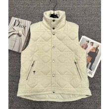 Dior Nylon and Padded Vest White 1101-2024