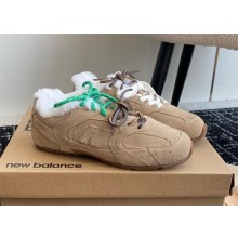 New Balance X Miu Miu 530 SL bleached leather sneakers 5E165E ecru 2024