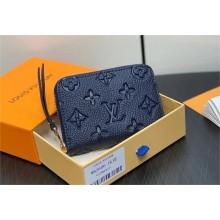 LOUIS VUITTON Zippy Coin Purse M83606 navy blue 2024