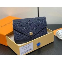 LOUIS VUITTON Victorine Wallet M41938 navy blue 2024