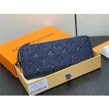 LOUIS VUITTON clemence Wallet M83594 navy blue 2024