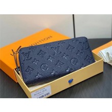 LOUIS VUITTON zippy Wallet M61864 navy blue 2024