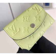 Louis Vuitton Monogram Empreinte Rosalie Coin Purse M82392 Green 2023