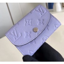 Louis Vuitton Monogram Empreinte Rosalie Coin Purse M82394 Iris Purple 2023