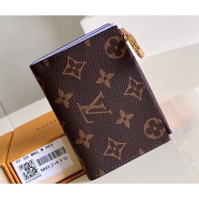 Louis Vuitton Monogram canvas Lisa Wallet M82415 Iris Purple 2023