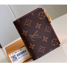 Louis Vuitton Monogram canvas Lisa Wallet Brown 2023