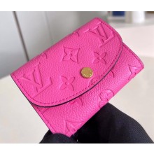 Louis Vuitton Monogram Empreinte Rosalie Coin Purse M82485 Lollipop Pink 2023