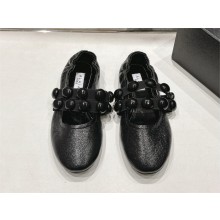 Alaia SPHERE BALLET FLATS IN PATENT LEATHER black 2024