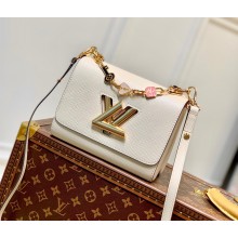 Louis Vuitton enamel charms Twist PM handbag WHITE M20840 2022 