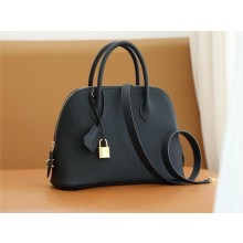 HERMES BOLIDE 25 BAG IN EPSOM LEATHER BLACK WITH GOLD HARDWARE(ORIGINAL QUALITY+HANDMADE)