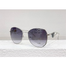 Prada Sunglasses with triangle logo SPR57Y gray 2025