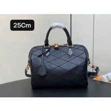 LOUIS VUITTON MALLETAGE LEATHER Speedy Bandoulière 25 M24206 2024