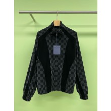 LOUIS VUITTON Flocked Damier Technical Tracksuit Top 2025
