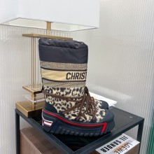 dior DiorAlps leopard Snow Ankle Boot 2023