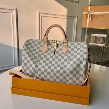 Louis Vuitton Damier Azur coated canvas Speedy 35 Bag n41369 2023