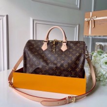 Louis Vuitton Monogram coated canvas Speedy 35 Bag M41107 2023