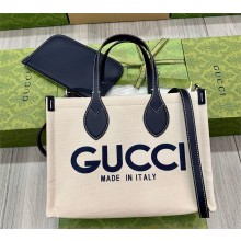 GUCCI Mini tote bag with Gucci print 772144 BLACK 2024
