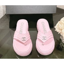 Chanel slippers Lambskin pink 2025