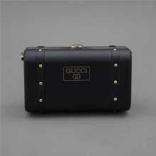 GUCCI Black Aluminum beauty case