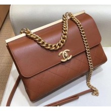 Chanel Coco Luxe Small Flap Bag A57086 Cramel 2018