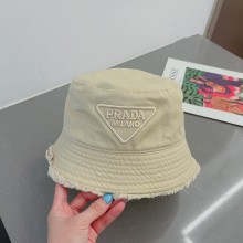 prada drill bucket hat creamy