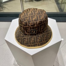 fendi Brown tech fabric hat 2023