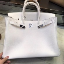 HERMES BIRKIN 40 WHITE IN ORIGINAL TOGO LEATHER