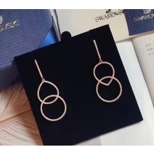Swarovski Crystal Geometric Earrings Crystal/Gold 2018