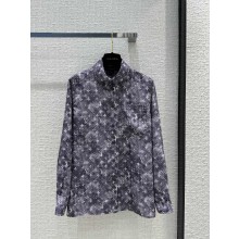 LOUIS VUITTON Monogram Cloud Shirt  1AFHI8 DARK GRAY 2023